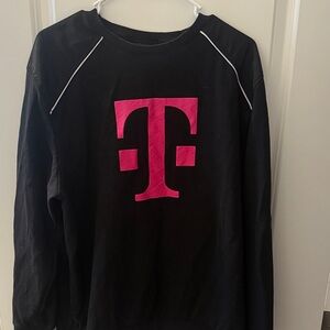 T-Mobile Black and Pink Logo Sweatshirt